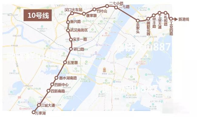 武汉地铁10号线最新线路图(武汉地铁10号线全新路线图揭晓)